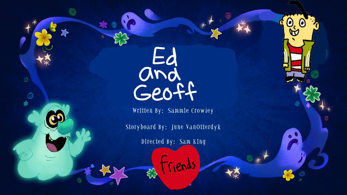 Ed and Geoff Title Card #theghostandmollymcgee 
#ededdneddy #ed #geofftheghost #titlecard #sketch 

I made Ed chibi