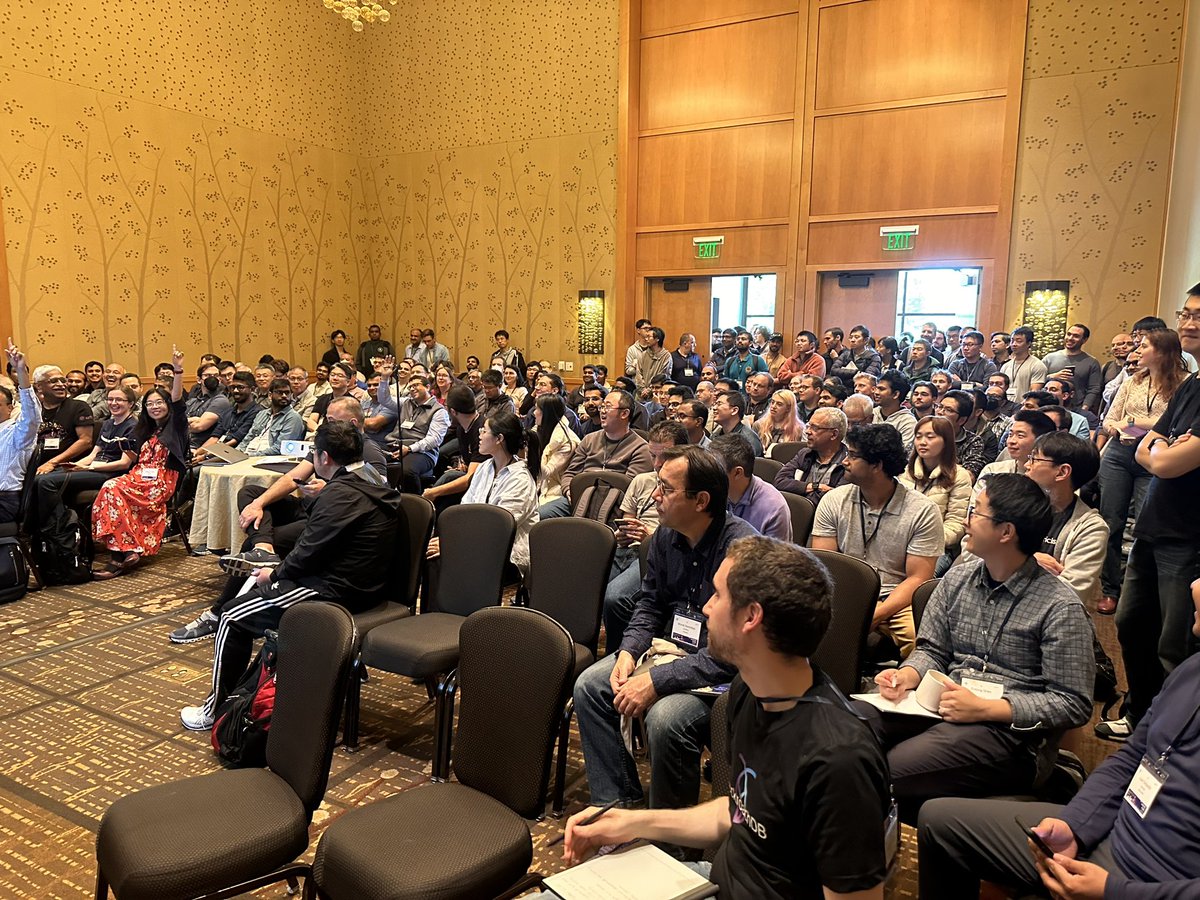 Hippotas's tweet image. @tim_kraska and @gsaxena81 present in a packed room Amazon Redshift’s AutoWLM component, one of industry’s first ML applications in the datapath of query processing, and the differences between research and industrial application of MLSys. Really nice talk!

#sigmod23