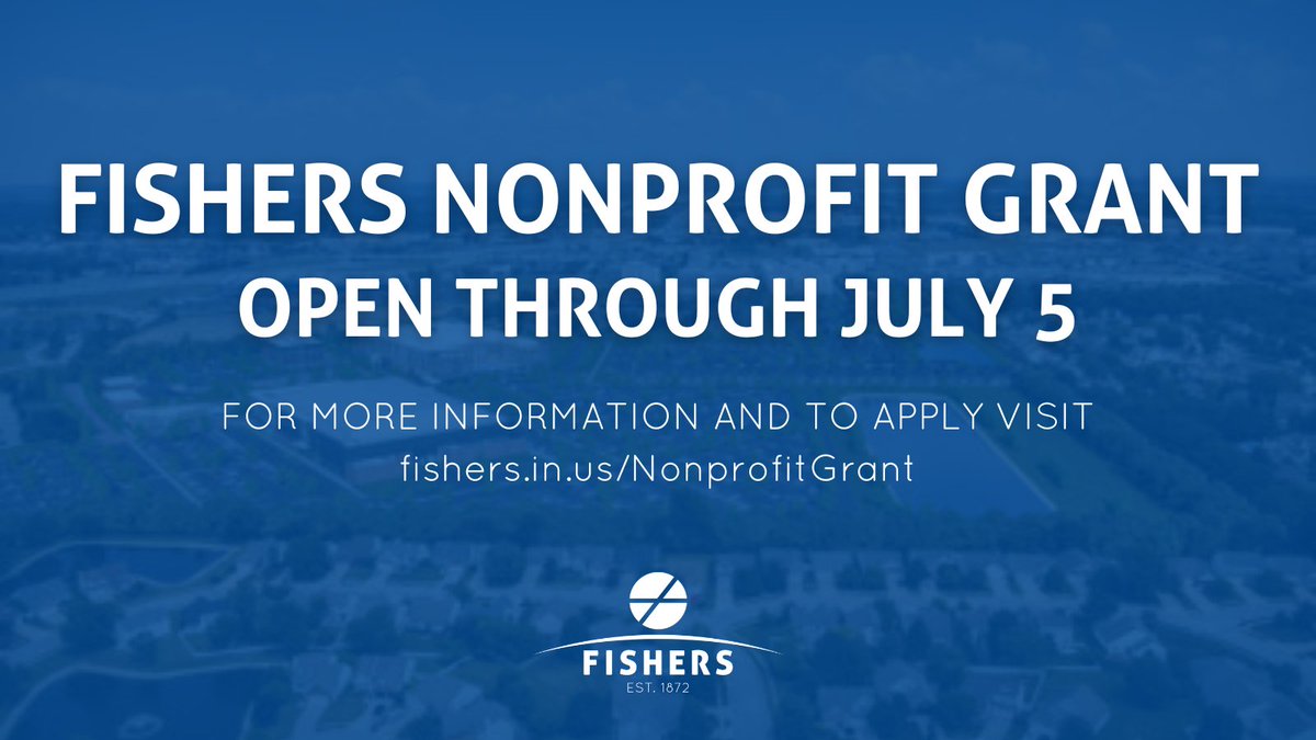 The City of Fishers 2023 Nonprofit Grant application is open through July 5. The Fishers City Council has directed the City to utilize grant funding for non-profits as directed by the nonprofit committee as established by the Fishers City Council. Apply: bit.ly/3fbQ02a