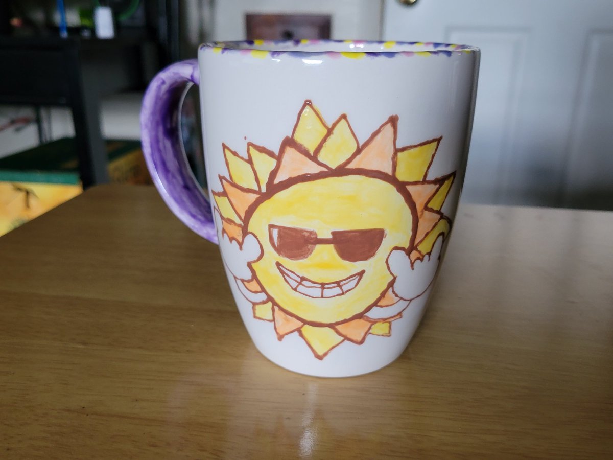 My kid makes me a new coffee mug every Father's Day. For this 16th edition, he made me a @tidalvolume as none exist. I absolutely love it. I think he did a great job! ❤️