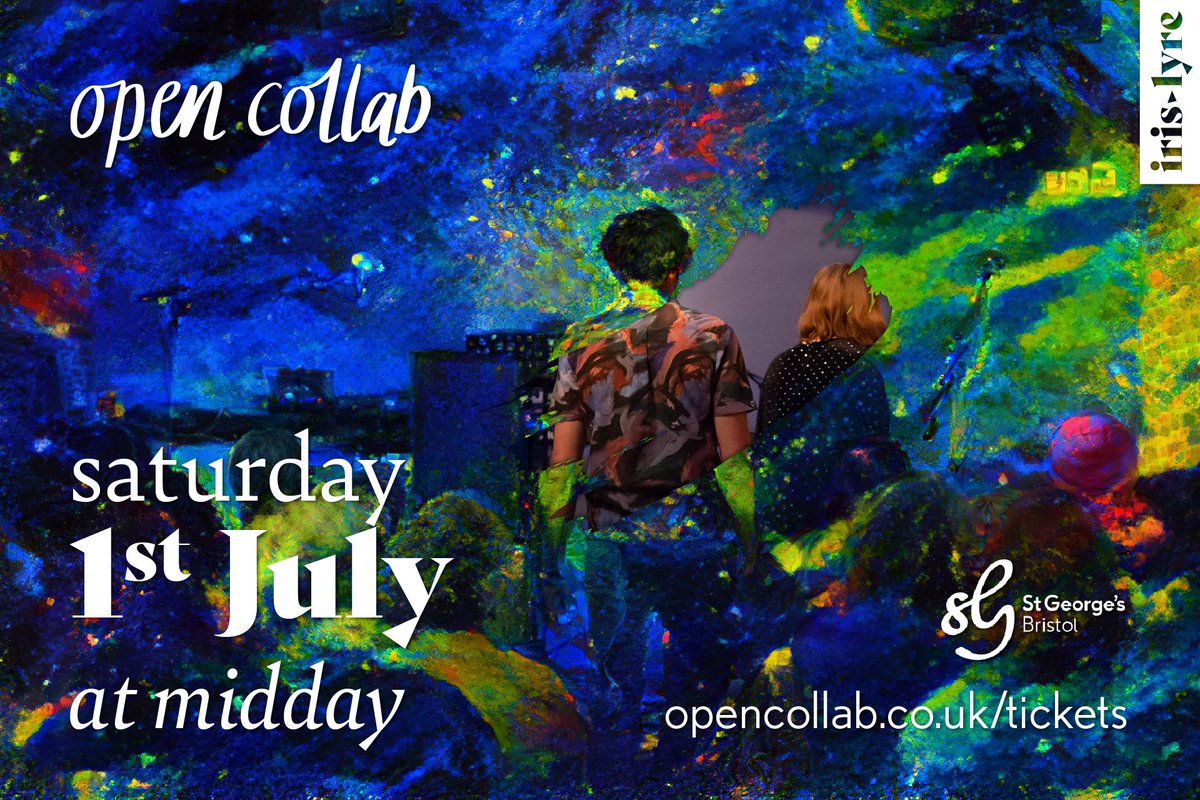 Not long until our next show at <a href="/stgeorgesbris/">St George's Bristol</a>! Amazing poets sharing their experiences of all things health. And live, improvised music + soundscapes from us <a href="/irislyremusic/">Iris Lyre</a> 

Sat 1st July at midday
Tickets: opencollab.co.uk/tickets
Livestream: opencollab.co.uk/live