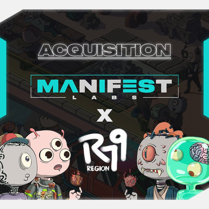 SolanaUnivers's tweet photo. π@MNFSTLabs has officially embraced the inclusion of @Region79nft within its ecosystem.
π#MNFSTLabs completed the acquisition of 100% ownership and rights to the IP, gaming studio, game, socials, and the team associated with #Region79
π½VISIT
https://t.co/8iciJwUnzZ https://t.co/xK2S0Lw9ET