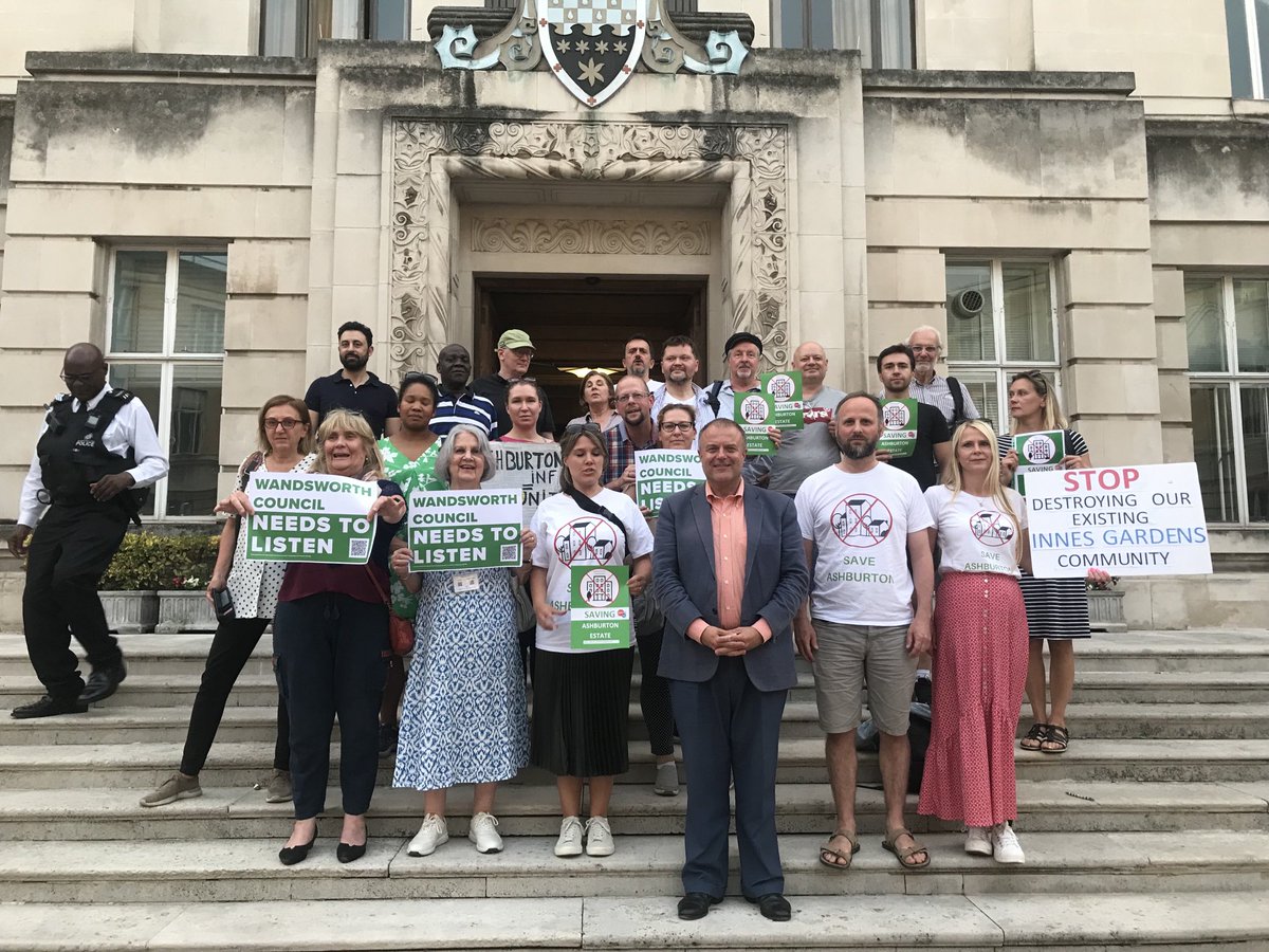 Lee Roberts (@roberts4putney) on Twitter photo Proud to stand with Ashburton heroes fighting Labour plans to ruin this special place. Cllr Govindia called out Labour smears & refusal to listen. The development must be scrapped. Why won’t Cllrs <a href="/JeremyAmbache/">Jeremy Ambache</a> ,<a href="/_ClaireGilbert/">Claire Gilbert</a> and MP support Ashburton residents? Proud to stand with Ashburton heroes fighting Labour plans to ruin this special place. Cllr Govindia called out Labour smears & refusal to listen. The development must be scrapped. Why won’t Cllrs <a href="/JeremyAmbache/">Jeremy Ambache</a> ,<a href="/_ClaireGilbert/">Claire Gilbert</a> and MP support Ashburton residents?