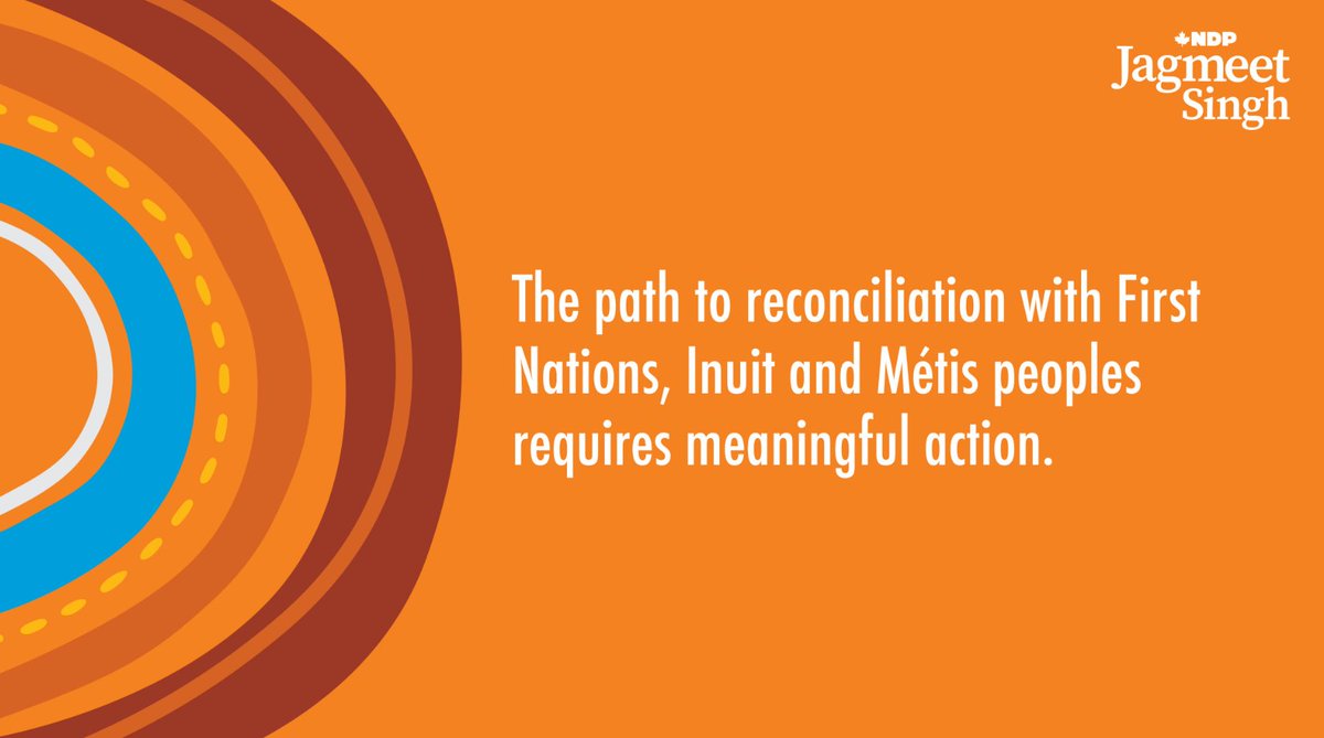 #NationalIndigenousPeoplesDay celebrates the history, heritage & diversity of First Nations, Inuit & Métis people.

On this day, let's renew our commitment to #IndigenousJustice & #reconciliation. /1
