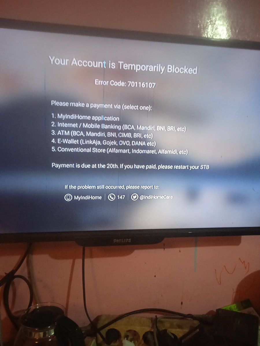 Min <a href="/IndiHomeCare/">IndiHomeCare</a> knp tv saya msh diisolir, padahal sudah bayar tagihannya?