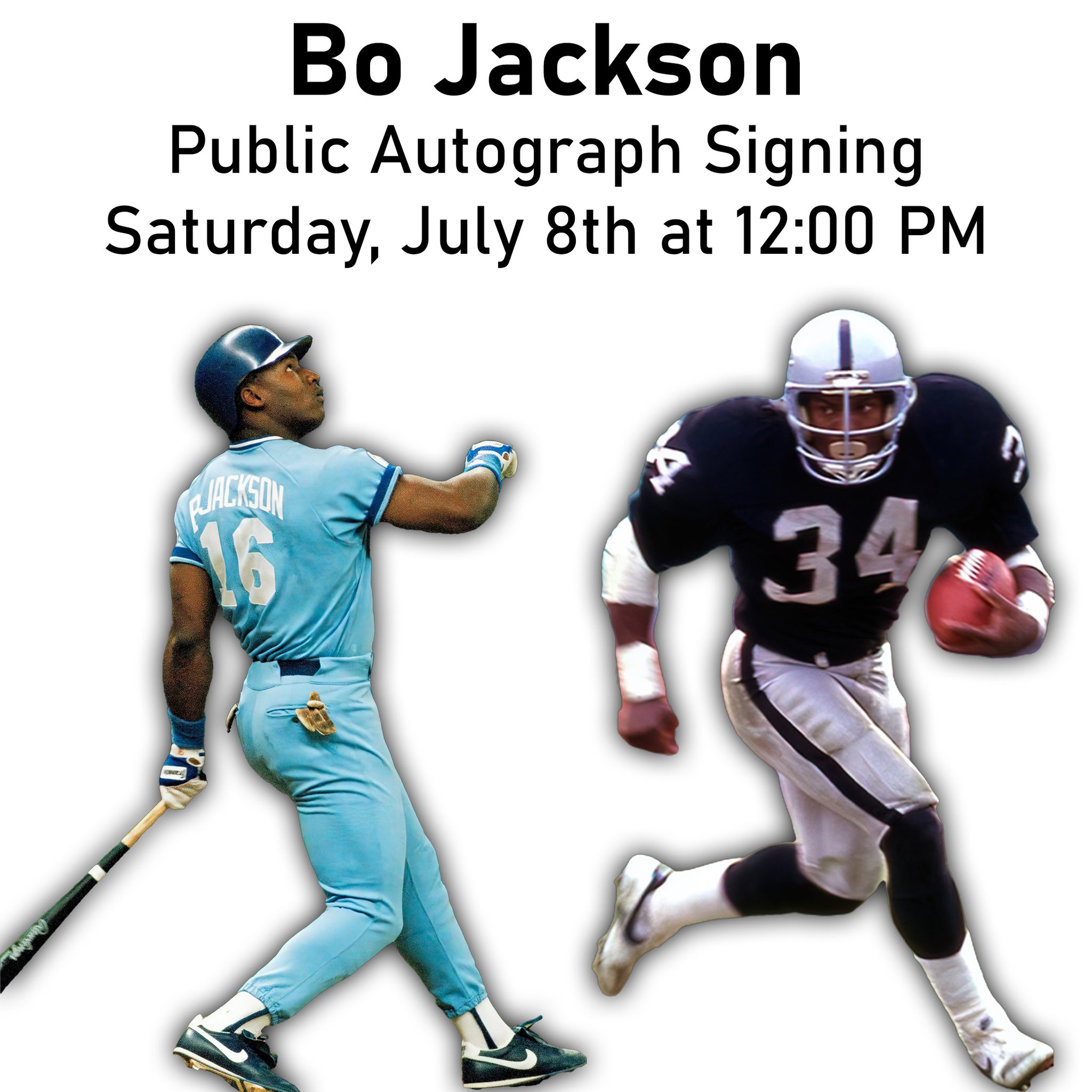Mill Creek Sports on Twitter "Bo Jackson will be at Mill Creek Sports
