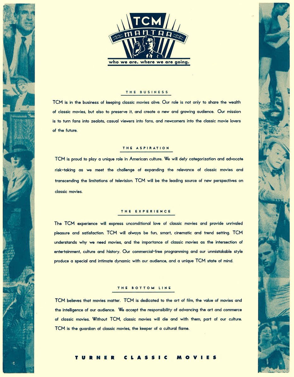 @TCM composed these, oh, let's call them 'declaration of principles,' over 20 years ago.  

They are still true today, and we are still true to them.

#TCMHQ
#SaveTCM