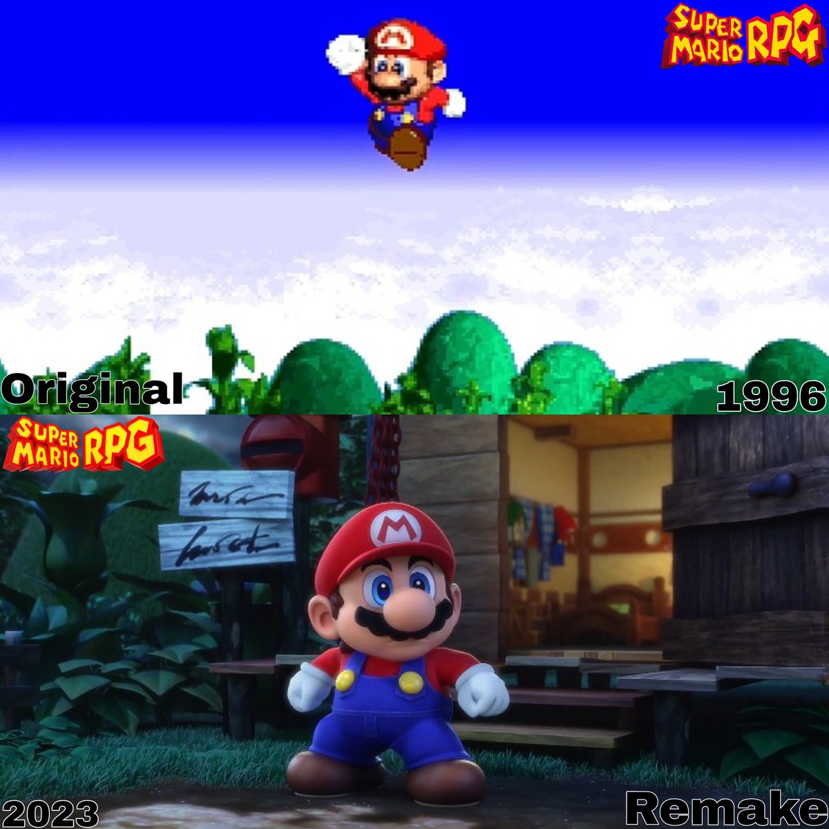 🍄Super Mario RPG⭐️

✨️Original vs. Remake🌟

#Mario #SuperMarioRPG #SuperMario #SNES #NintendoSwitch #Original #Remake #Nintendo #Comparison #Edit