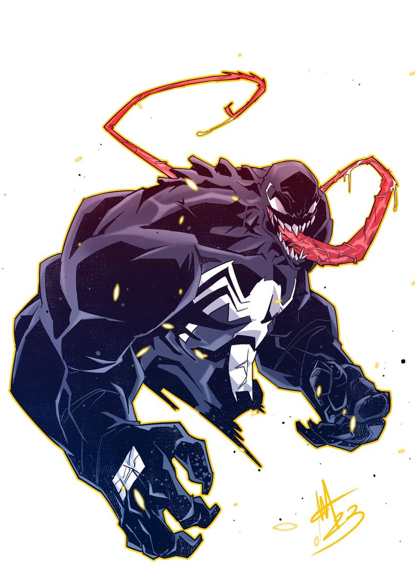 Some quick digital colours on my #venom #commissions

#digitalcolors #digitalart #wearevenom #symbiote #marvel #MarvelStudios #mcu #sony #spiderman #spiververse #venomverse #alessiomoroni #wacom #clipstudiopaint