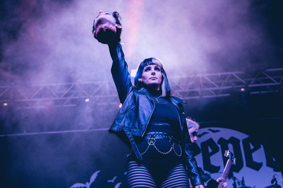 Vampire <a href="/creepercultuk/">C R E E P E R</a> is the BEST!!!
Shots from their ‘secret’ set at <a href="/DownloadFest/">Download Festival</a> <a href="/willghould/">william von ghould</a>