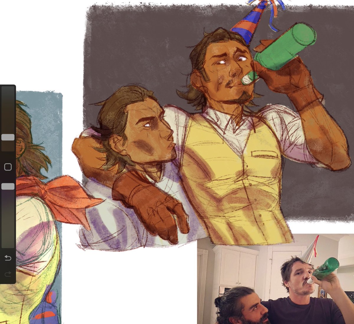 JVargas013's tweet image. WIP ✨
 #AcrossTheSpiderVerse #MIGUELOHARA #WebSlinger #PedroPascal