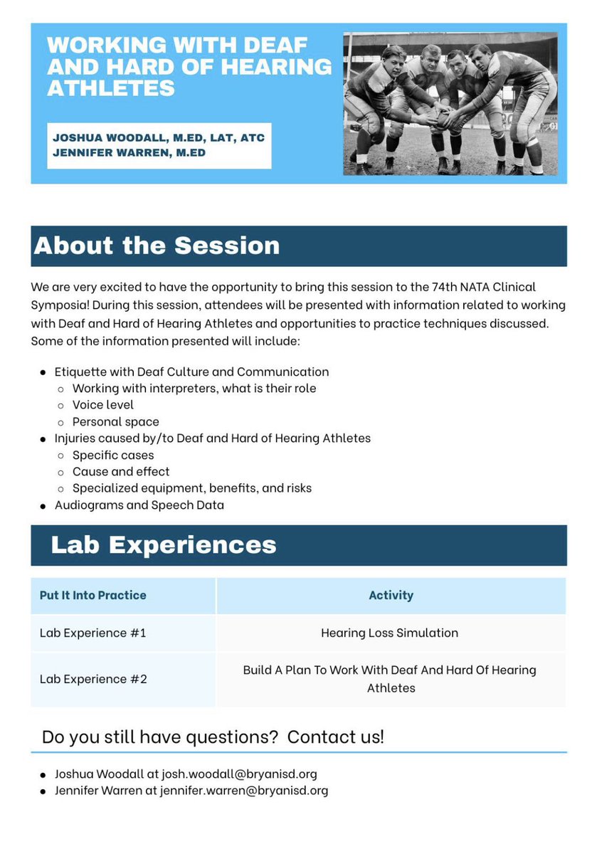 Jamie Inmon Woodall (@jamiekaywoodall) on Twitter photo Attending <a href="/NATA1950/">NATA</a> conference? Join <a href="/jwoodall79/">Josh Woodall</a> & <a href="/JennInmonWarren/">Dr. Jennifer Inmon Warren</a> on Friday at 10:20 for a great session and lab! <a href="/BryanISD/">Bryan ISD</a> #NATA2023 β€οΈπ Attending <a href="/NATA1950/">NATA</a> conference? Join <a href="/jwoodall79/">Josh Woodall</a> & <a href="/JennInmonWarren/">Dr. Jennifer Inmon Warren</a> on Friday at 10:20 for a great session and lab! <a href="/BryanISD/">Bryan ISD</a> #NATA2023 β€οΈπ