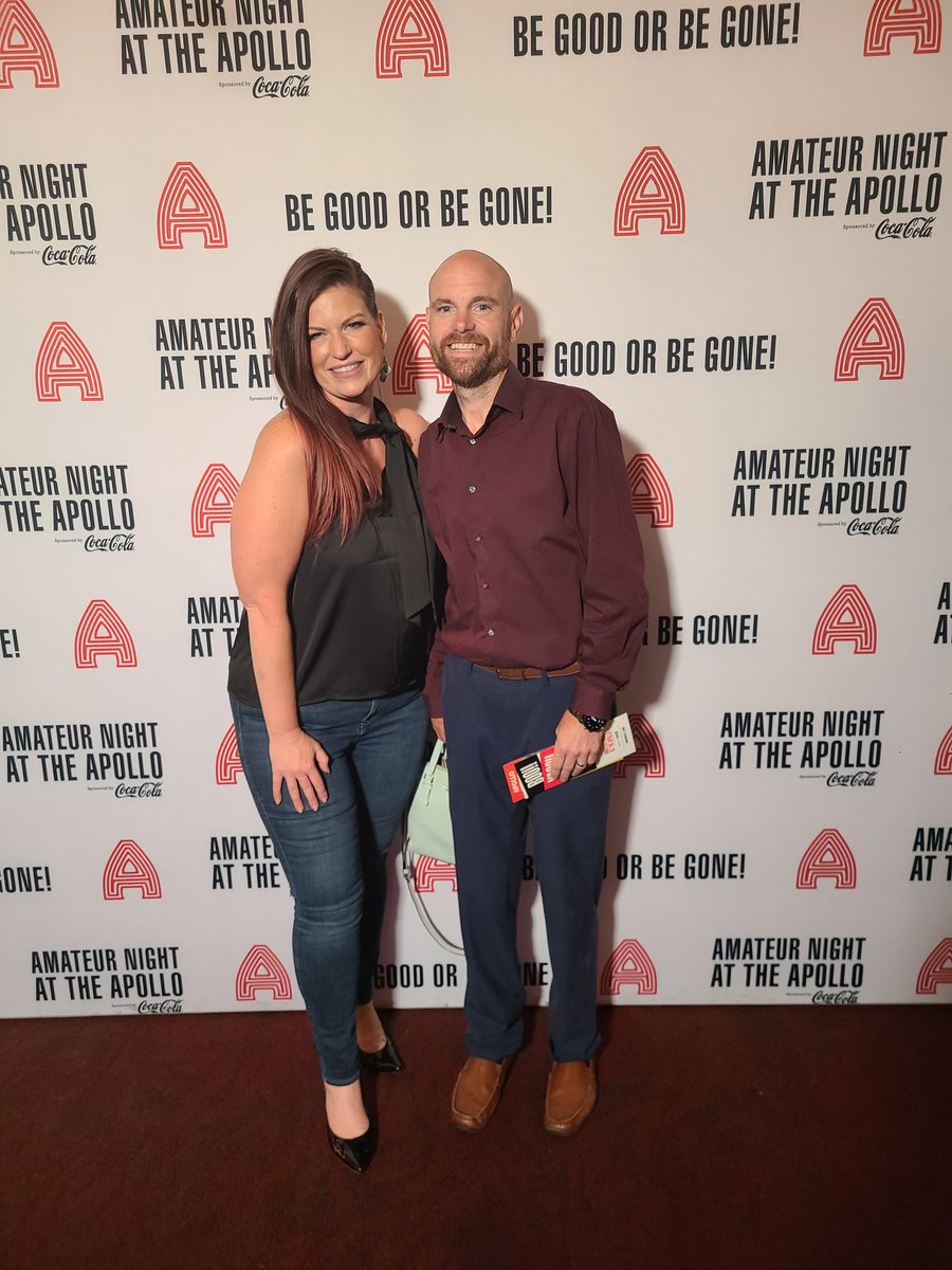 With my beautiful wife for my birthday.  #amateurnightapollo