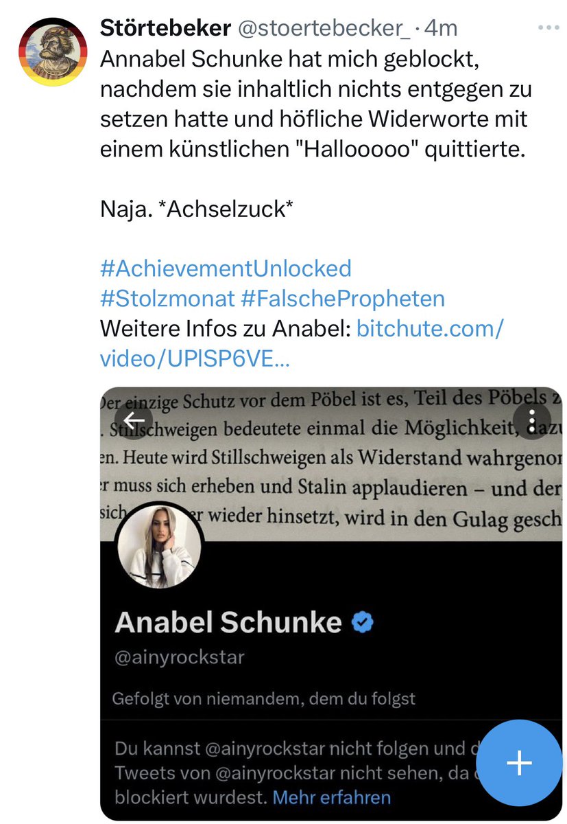 Anabel Schunke on Twitter