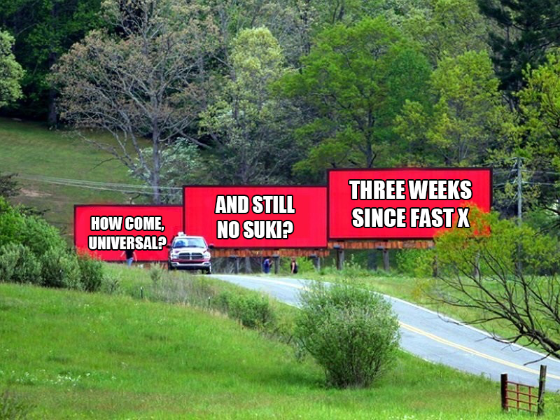 2Fast2Forever's tweet image. Sweet shirt! Bringing Suki back is all we want. Boy, do we have a podcast for you! cageclub.me/2-fast-2-forev… #FastAndFurious #2F2F #2Fast2Forever