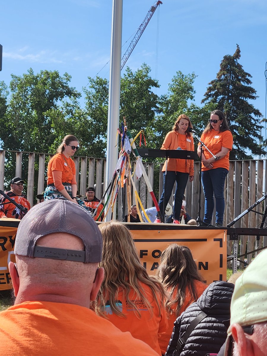 The sun was shining down on us today during the Walk for Reconciliation at Fort Calgary. #CBEIndigenousEd #FortCalgary #WeARECBE #WesternCanadaHS