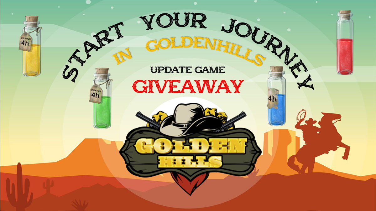 Join #GoldenHills Giveaway and win Boots NFTs
🔥bblk.io/sZX6🔥

🏆Prizes
10x Full Complect Boost
10x Boosts Complect
10x HP Restore Complect

⌛️End June 26

Join Game - playing.goldenhills.io

#WAX #WAXNFT #Giveaway #NFTGame #free2play #PlayToEarnGame #NFTGiveaway