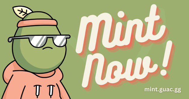 Ready For A Fresh Take? 🥑

You can now mint <a href="/guac_gg/">GUACamole 🥑</a>'s Avotar collection for 4 Billion $GUAC or 0.9 $SOL!

Mint Here: mint.guac.gg

Let's take a look at some specifics for $GUAC NFTs👀

👉 All proceeds from mint go to the AvocaDAO
👉 Accumulate rewards in real-time
