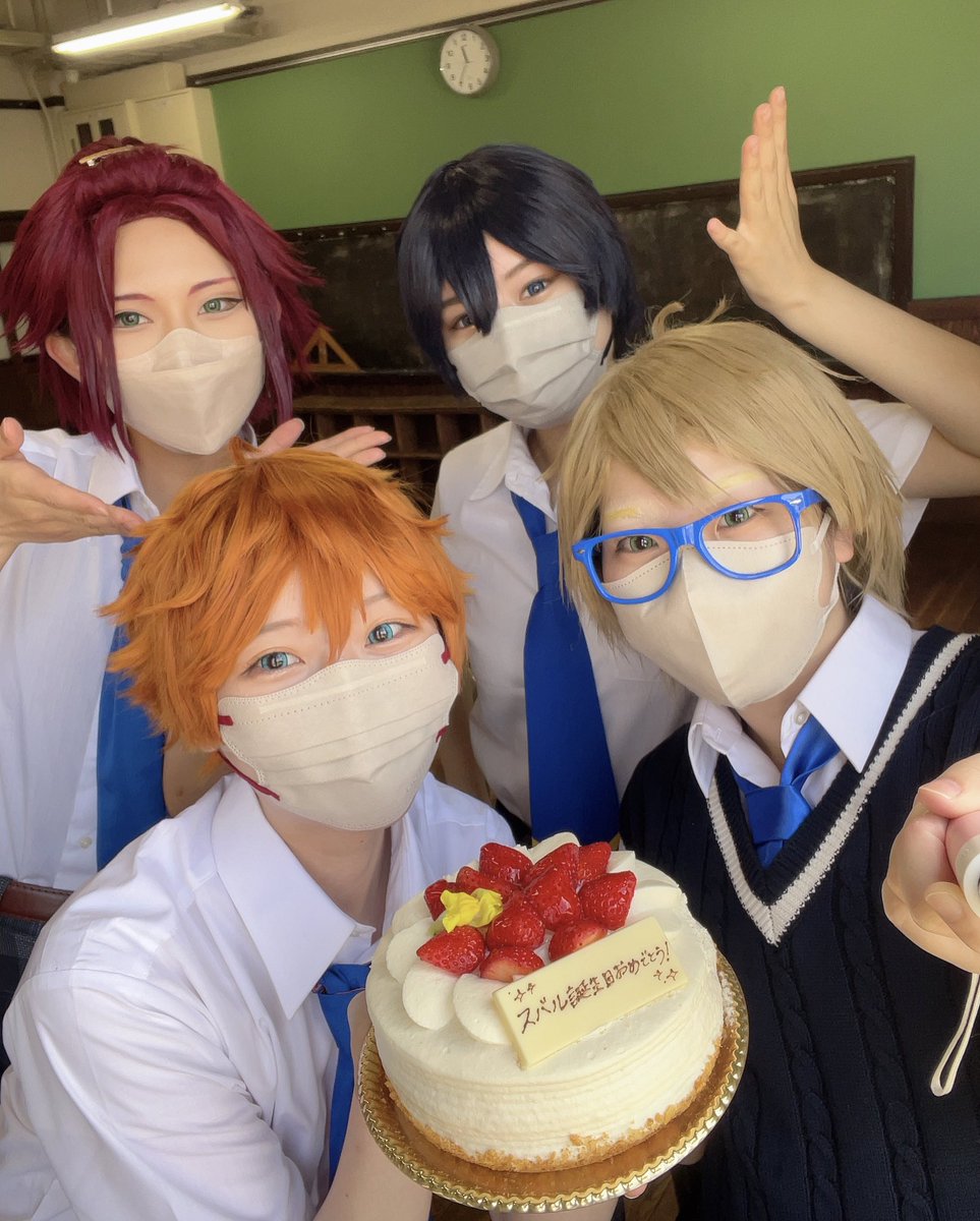 マスクしてるのでオフショット…！スバルお誕生日おめでとう！！大好きだ〜！！！🧡🎂🌟
#️⃣明星スバル誕生祭2023