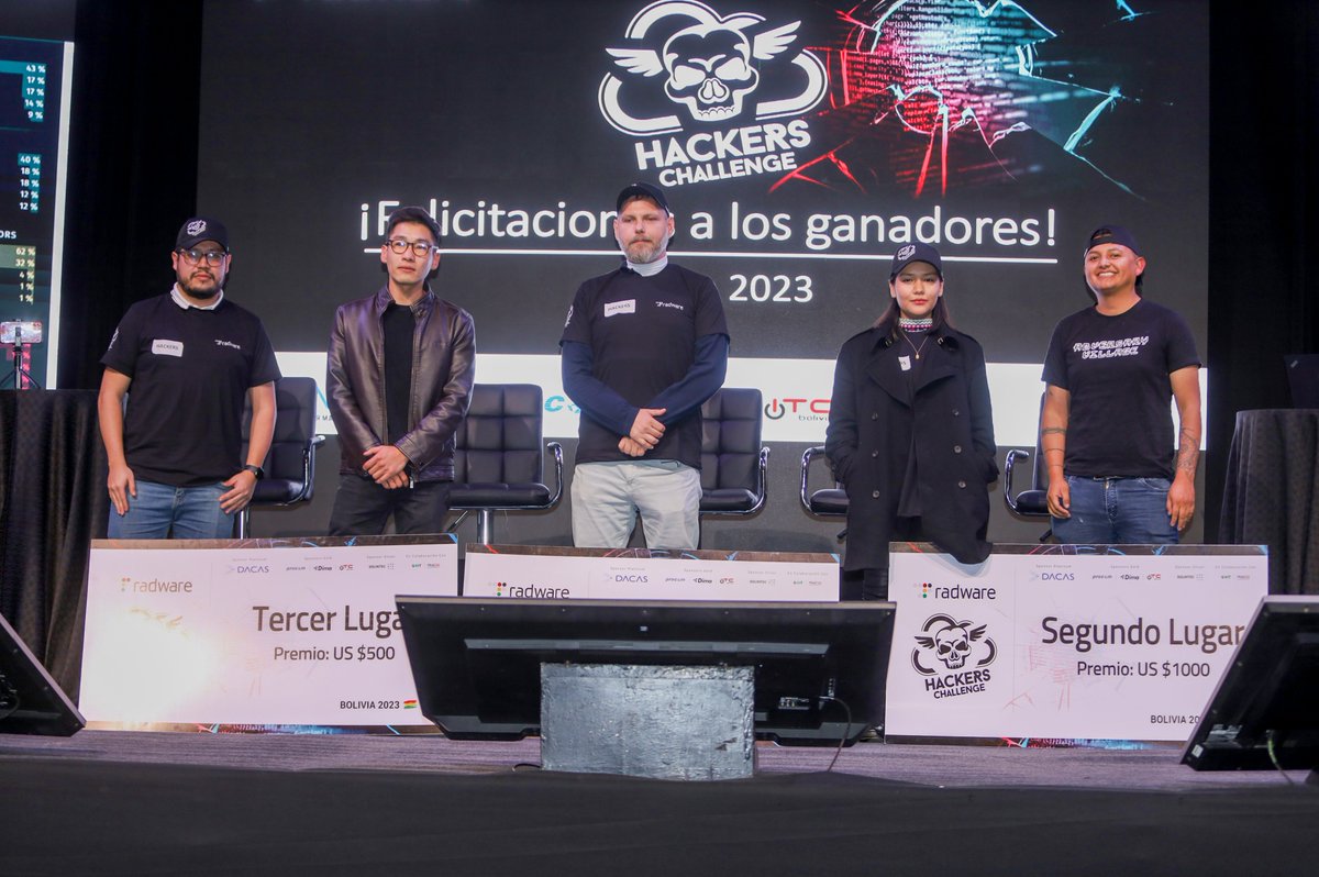 hackerschalleng's tweet image. Felicitaciones a los #hackers que han enfrentado a varios expertos en ciberseguridad de Radware, quienes han utilizado las soluciones de la empresa para bloquear con éxito los ataques maliciosos. 
👊 ¡Gracias a todos los participantes! 🚀 #hackerschallenge #hackerschallenge2023