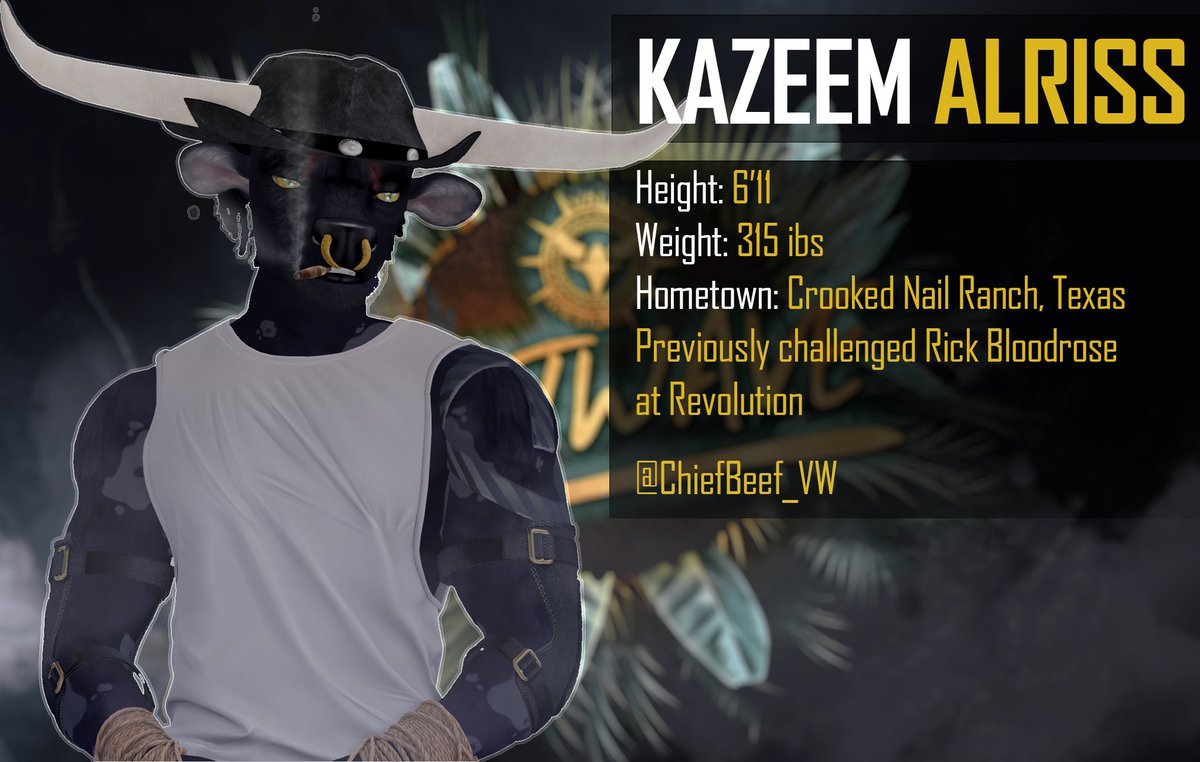 Another crazy build up has been between these two men! 

In our MAIN EVENT, we have <a href="/RickBloodrose/">Rick Bloodrose</a> defending the Valiant Men's Heavyweight Championship against @ChiefBeef_VW!

Winner has the guts, winner gets the glory!

Tonight at Heatwave! Starting at 6 PM SLT!