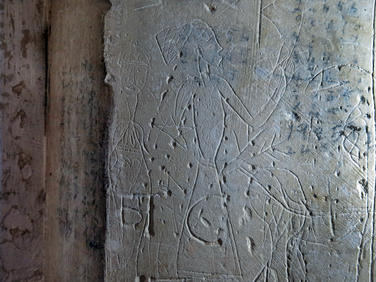Some of the Incredable Medieval Graffitti in The Church of St Mary Troston. Suffolk. 2023

from the albion Dreamtime series

#medievalgraffiti #troston #womeninart #graffittiart #voicesfromthepast #albiondreamtime #folklands #plague #witchmarks