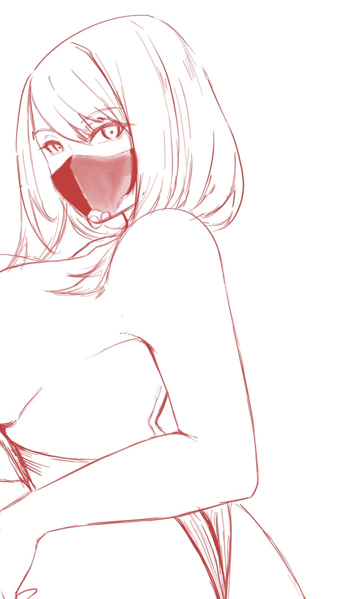 朝練。モデルさん模写してるのに自然と盛ってしまうのですが、盛っていいかどうかいつも迷う… 