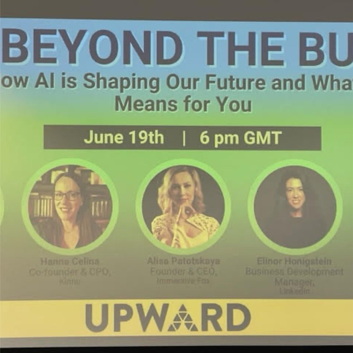 Shoutout to Elinor for a fascinating AI debate that went beyond the buzz. Great insights from panelists like Dr. Orit Gal. And special thanks to Ritika Wadhwa for making it an awesome evening! 👏
<a href="/UpwardWomenAr/">Upward Women AR</a> #AI #ArtificialIntelligence