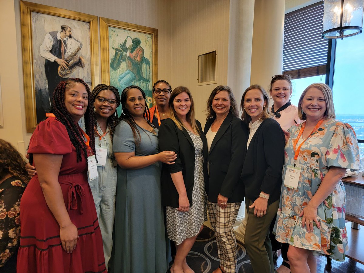 ladazhaford's tweet photo. The #BayouBabes are ready for #NSI2023. We are looking forward to engaging in learning with our partners! Welcome to Louisiana! @NIETteach @TheresaHamiton @JennBoardNIET @amyygayle @tiwanaha1 @dwillisjones @SwiftStudy1 @ChristinaHulin @SherilynJill @dwillisjones https://t.co/52ps4jrkwz