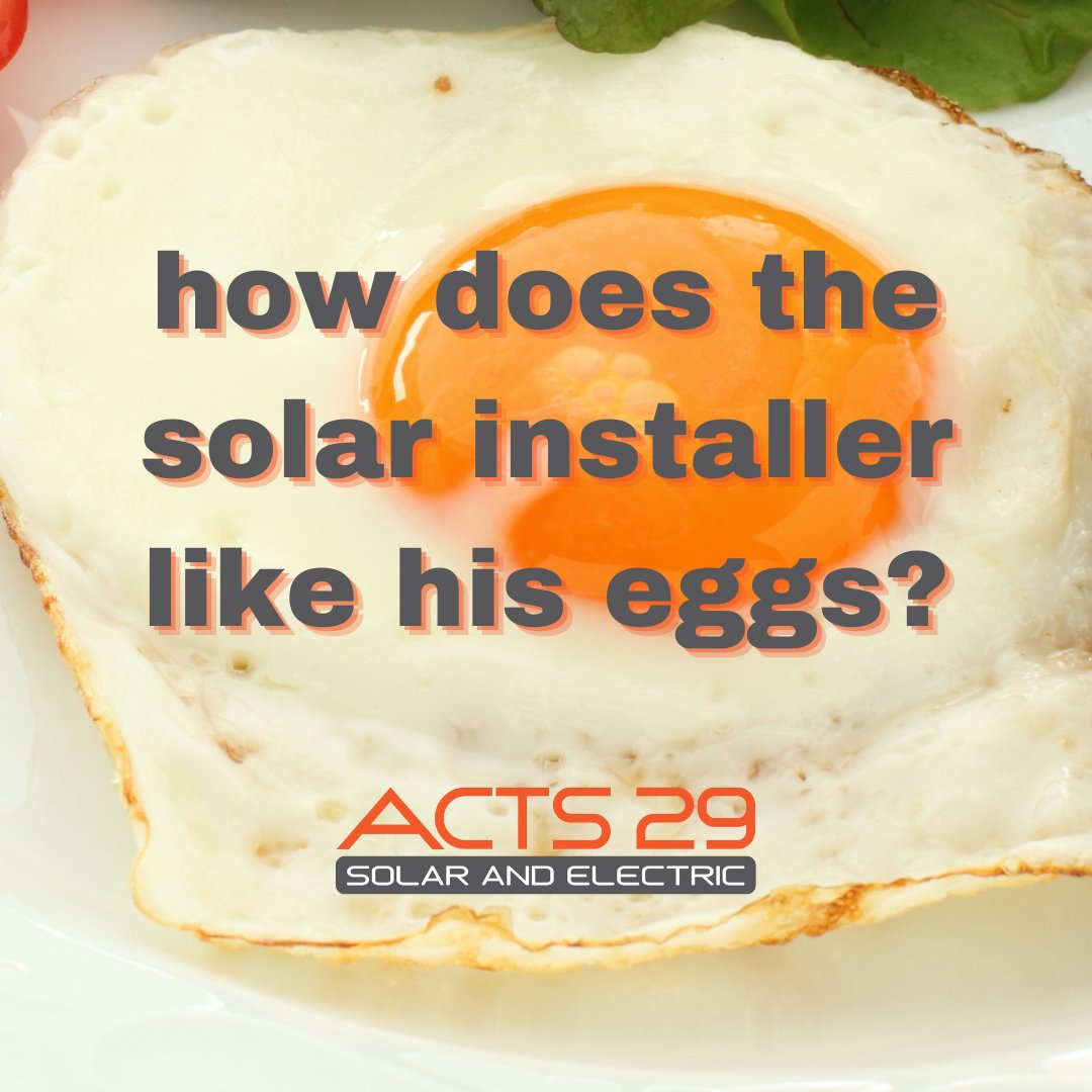 The real joke is your power bill.  #acts29solar