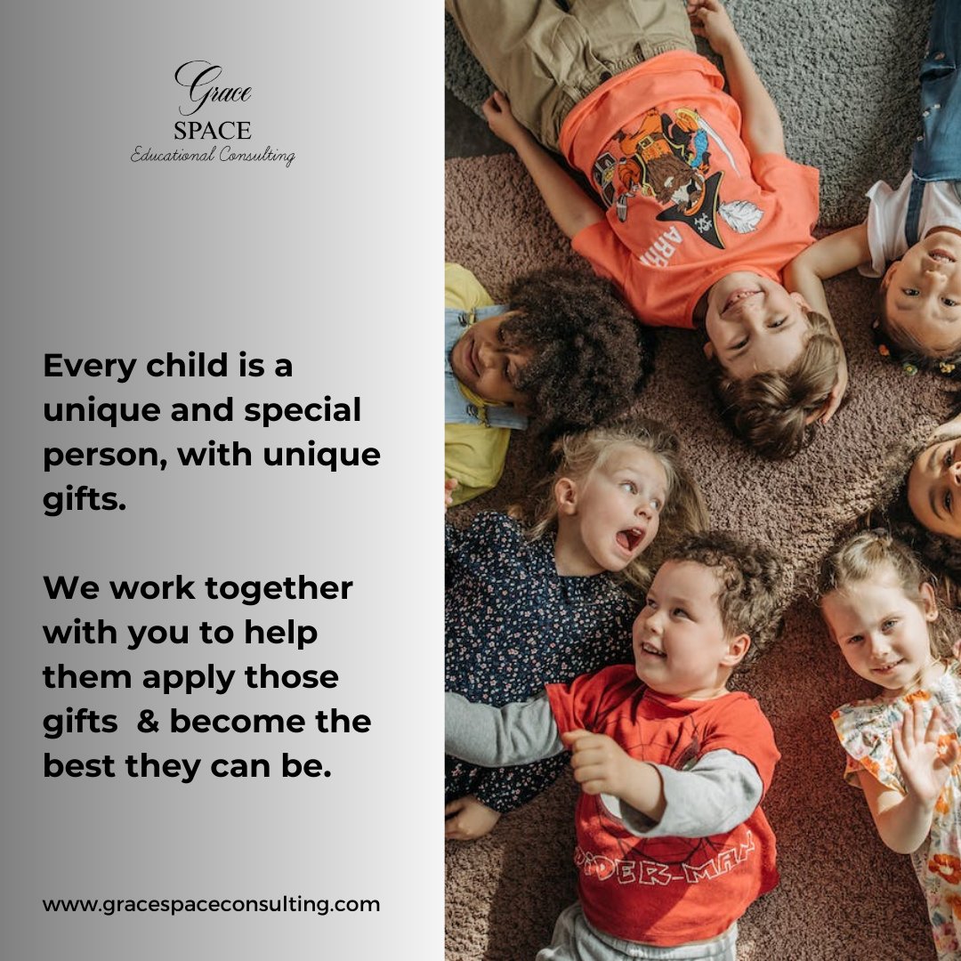 Our educational consulting team specializes in personalized learning plans for neurodiverse children. We provide support based on their unique needs, strengths, and weaknesses. Let us help your child succeed. Contact us today! Visit gracespaceconsulting.com  #executivefunctioning