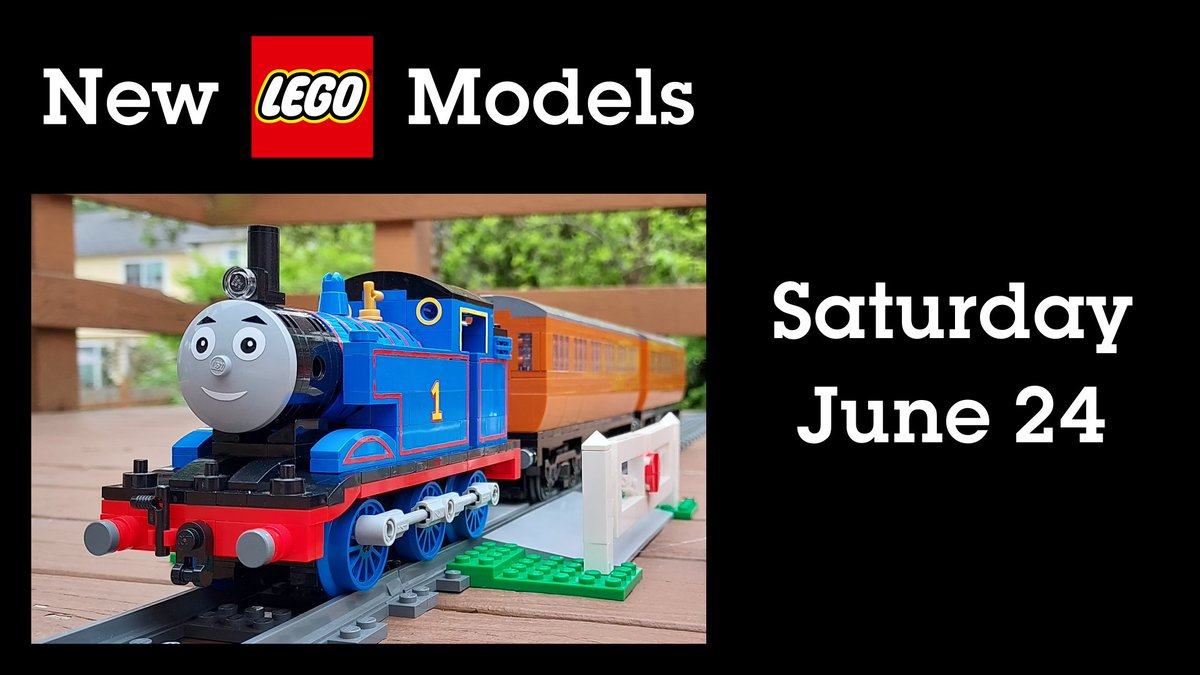 I'll be revealing new #LEGO models on YouTube this Saturday!

The big project I've not-so-subtly teased will follow in the next video. Any guesses who will come first?