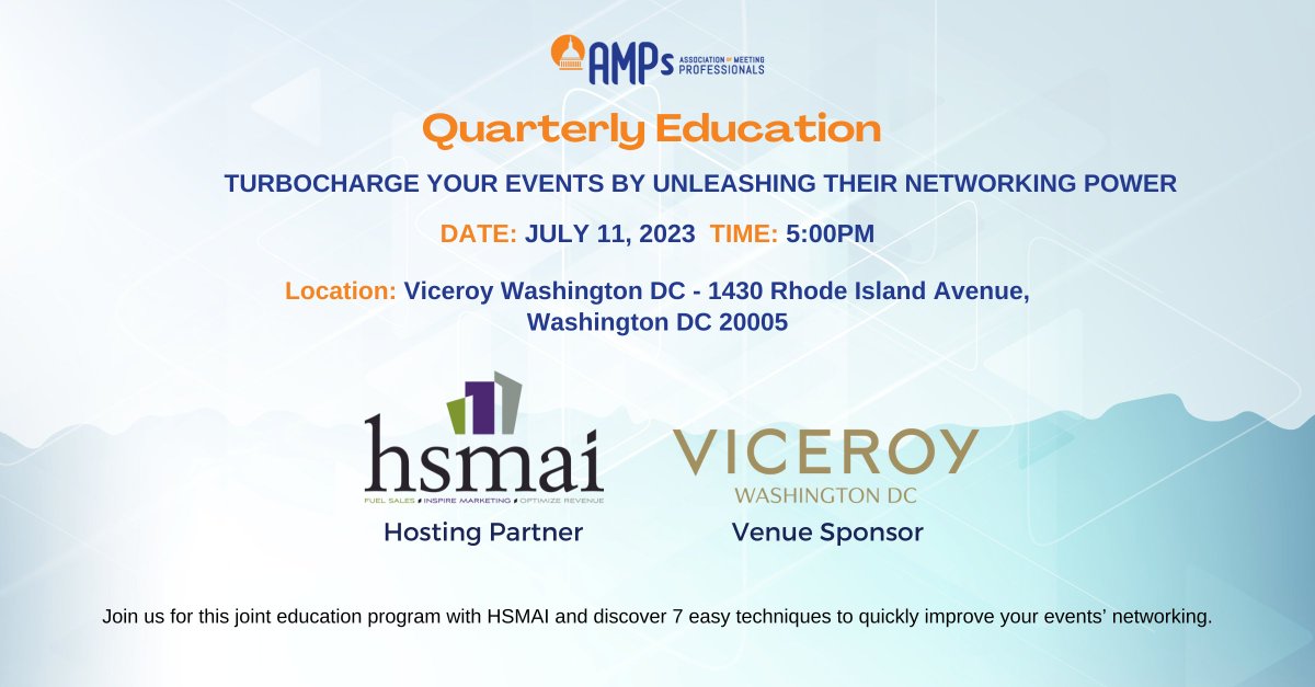 Are you ready to turbocharge your networking? Join us on July 11th at 5:00 PM for a workshop on how to unleash the power of connections. We'll cover everything from finding the right people to talk to to making a lasting impression. bit.ly/42k6zk2