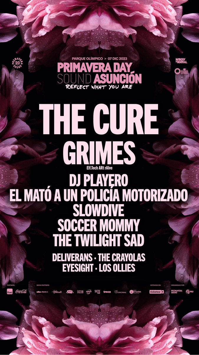 Eyesight_py's tweet image. Eyesight en @Primavera_Sound junto a @thecure! Enorme noticia!