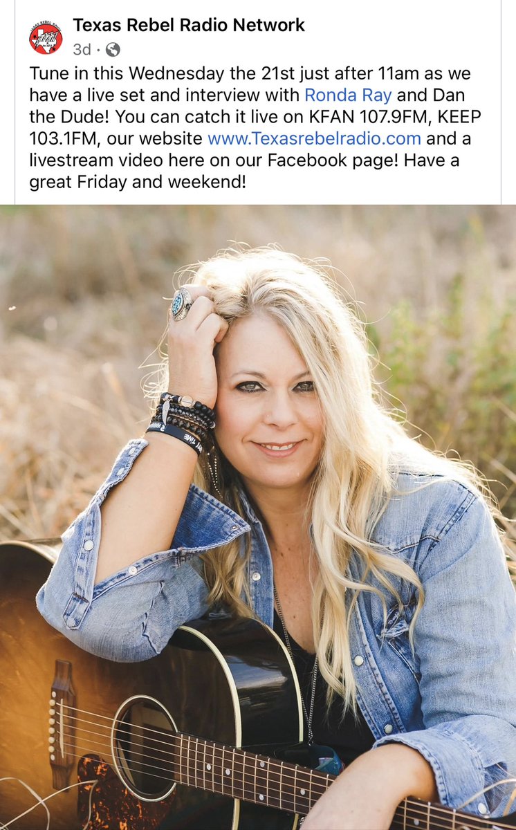 Tune into the Texas Rebel Radio Network today (Wed 6/21). I’ll be in studio for a live interview, just after 11am CST. Listen from anywhere in the world. texasrebradio.com