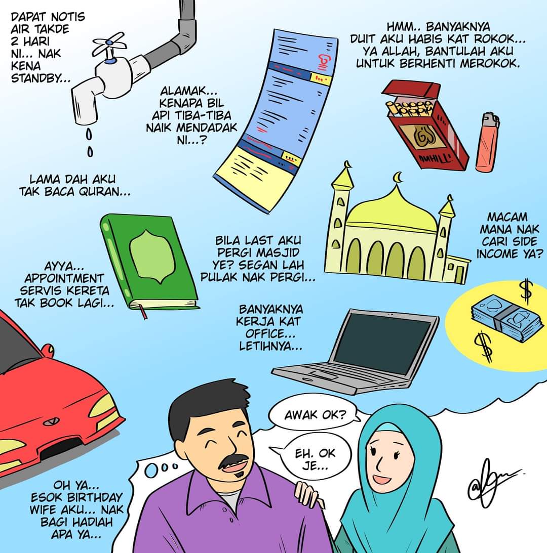 ibjela's tweet photo. Sebab apa lelaki tak suka cerita masalah hidup mereka?

Sebab menceritakan masalah tak menyelesaikan masalah. They endure in silence so their loved ones can live worry free.

May Allah bless all fathers and continuously guide them towards strength and virtue. 💪🏻 https://t.co/0iHMv0VASM