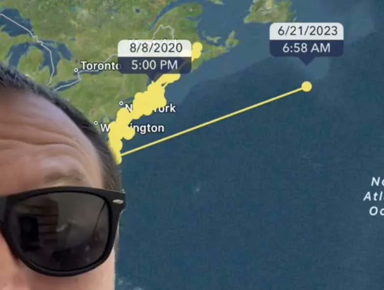 This TikToker Thinks He Has Found The Missing Submarine Using A Shark Tracking App barstoolsports.com/blog/3471683/t…