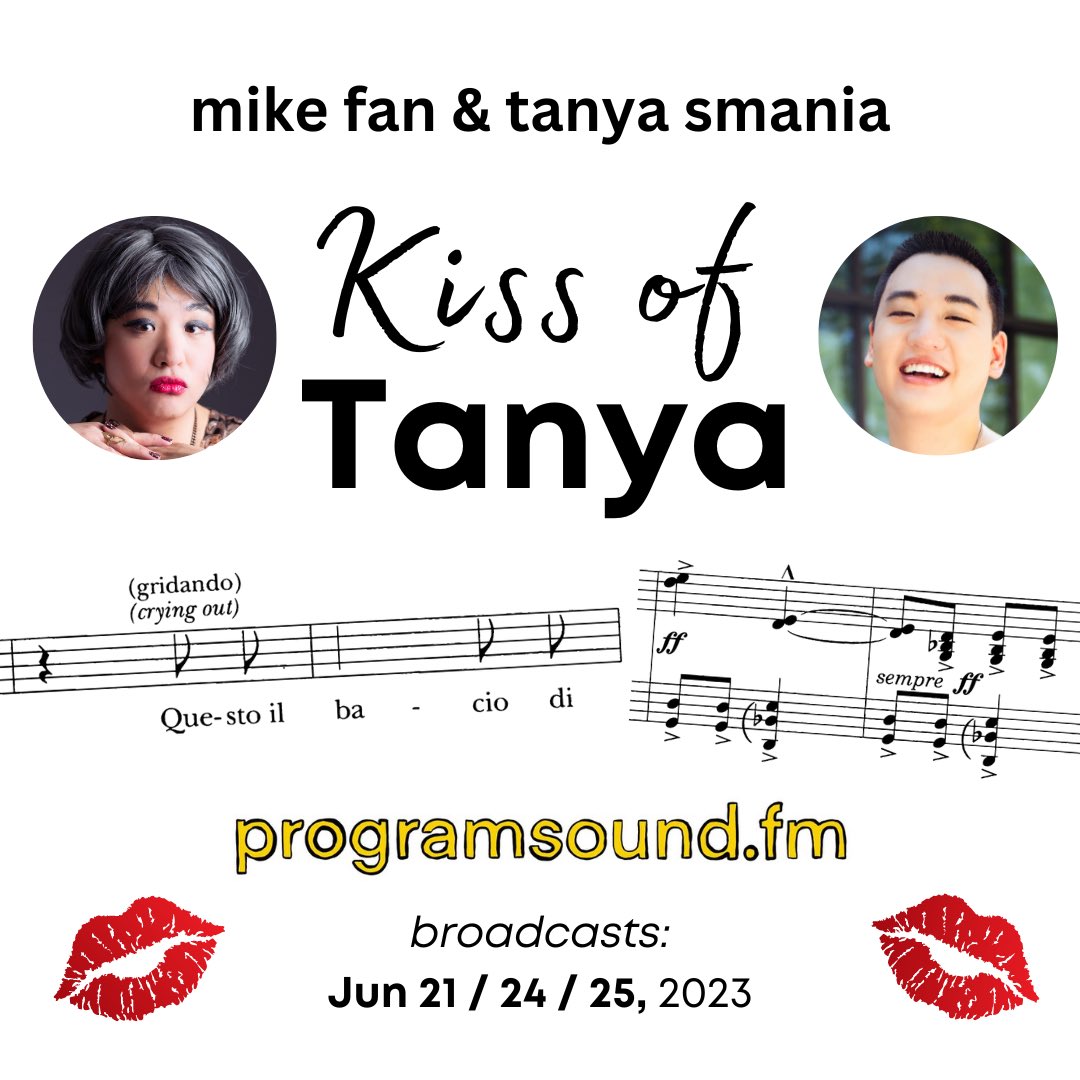 TanyaSmania's tweet image. In just an hour @TanyaSmania’s 1st radio play hits the soundwaves @programsoundFM! 💋🌈🎶

Bone Daddy presents “Kiss of Tanya” this Wed, Sat, &amp;amp; Sun. Tune in thrice this week! 🎉📻 programsound.fm

Enjoy a unique combo of Tosca &amp;amp; gay dating advice from a drag diva! 👑🎶✨