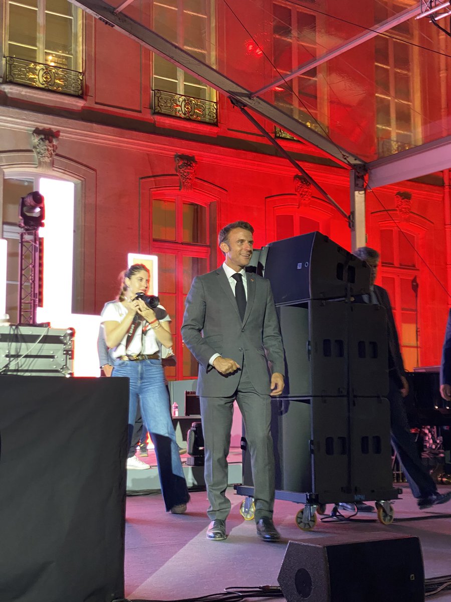 CorentinCDN's tweet image. Fête de la Musique à l’@Elysee en présence de @EmmanuelMacron et Brigitte Macron ! #FeteDeLaMusique #Élysée