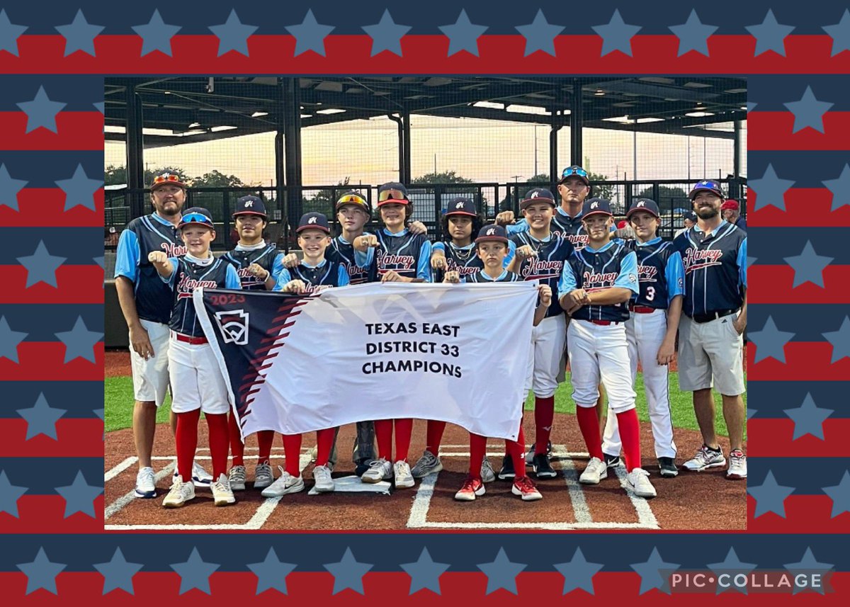 bryanharveyLL's tweet photo. Congratulations to our Harvey Intermediate 13U District Champions! They dominated their season and made Harvey so proud!!! Way to go boys!⚾️❤️⚾️💙⚾️
*Sectional updates will be posted soon. https://t.co/BJpGpz6j6H
