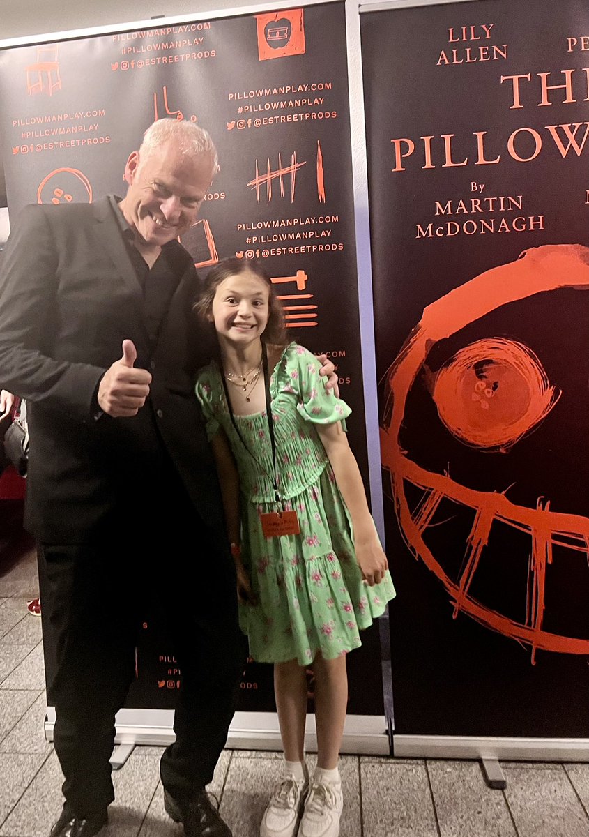 MadelynneMills's tweet photo. Wow that was amazing  PRESS NIGHT playing  Young  Katurian #ThePillownan @dukeofyorksLDN @estreetprods @lilyallen @SP1nightonly @dunster_matthew  #MartinMcDonagh #PaulKaye #pillowman #PillowmanPlay @ttakids1 @ttaadults https://t.co/VNPXJ75bRn