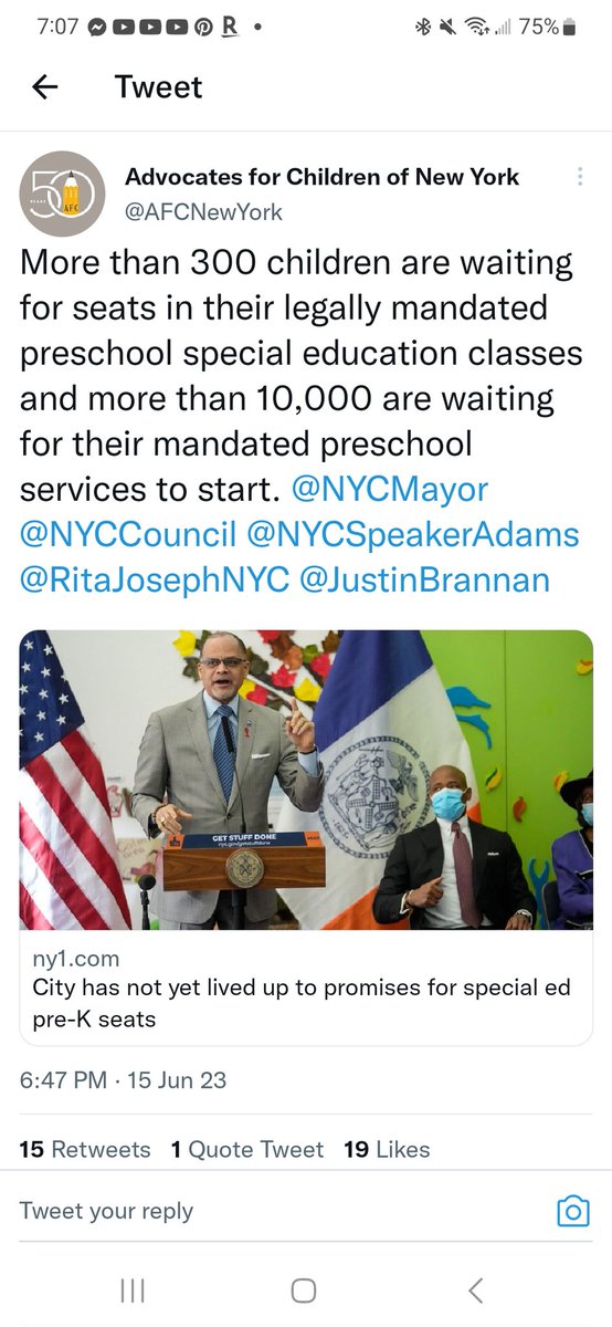 @AFCNewYork 
We've seen your article about unserved pre-k students.
YOU value NYCDOE OTs/PTs.
Unfortunately @UFT, @NYCMayor, 
@MichaelMulgrew don't.
The proposed contract is terrible.

WE WON'T WORK FOR LESS
Please stand with us!

Supporters please retweet.
#votenouft
#EqualPay