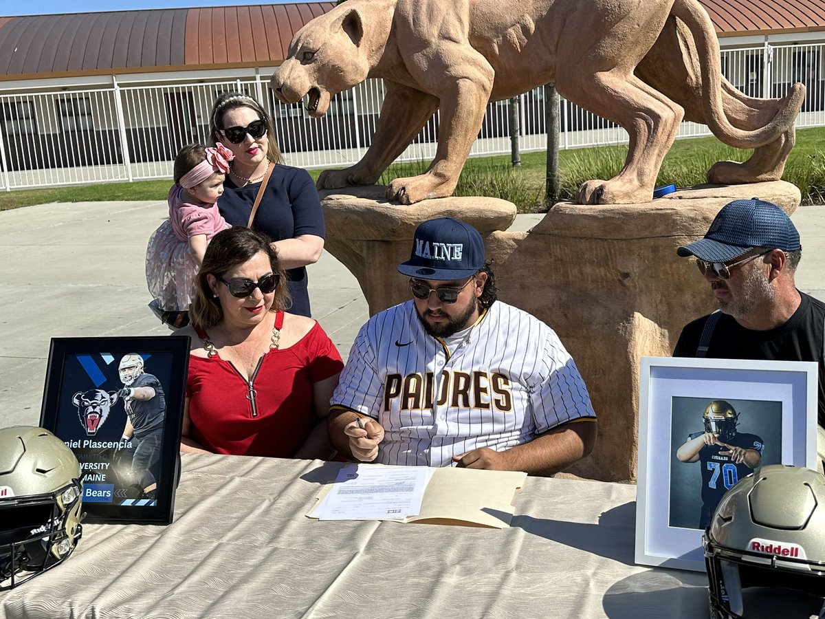 Keith Aguon (@coachaguon) on Twitter photo Today <a href="/Dpc_25_/">Daniel Plascencia</a> came home to celebrate his commitment to <a href="/BlackBearsFB/">Maine Football</a> after 2 great Juco seasons <a href="/swcjags/">SWCJAGS</a> He is the first student-athlete from @SYHSfootball to go D1. Proud! Go get ‘em Danny‼️ Today <a href="/Dpc_25_/">Daniel Plascencia</a> came home to celebrate his commitment to <a href="/BlackBearsFB/">Maine Football</a> after 2 great Juco seasons <a href="/swcjags/">SWCJAGS</a> He is the first student-athlete from @SYHSfootball to go D1. Proud! Go get ‘em Danny‼️