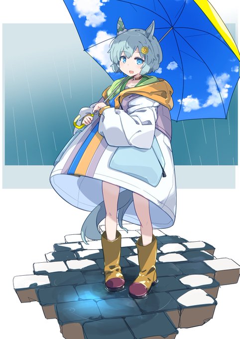 「雨 レインコート」のTwitter画像/イラスト(新着)｜3ページ目