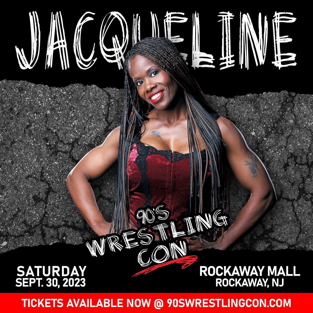 90s Wrestling Con takes place on Saturday, September 30th at The Rockaway Mall in Rockaway, NJ! VIP Admission holders will have access at 10AM and General Admission holders get in at 11AM! More guests to be announced! Tickets are available now at 90sWrestlingCon.com