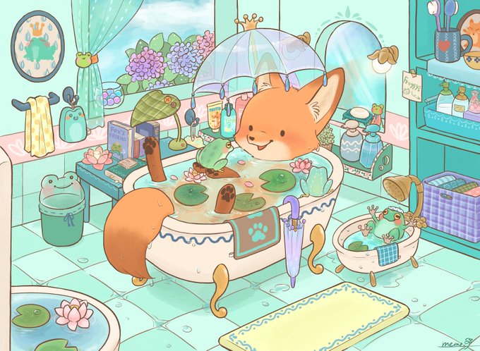 「bathtub potted plant」 illustration images(Latest)