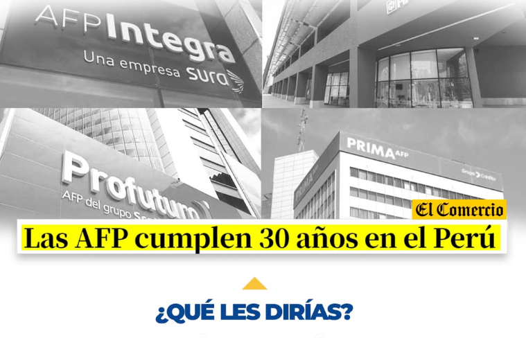 podemos_peru's tweet photo. Las #AFP cumplen 30 años en el Perú ¿Qué opinas de este tipo de sistema de pensiones? https://t.co/jZsGOGTgiX