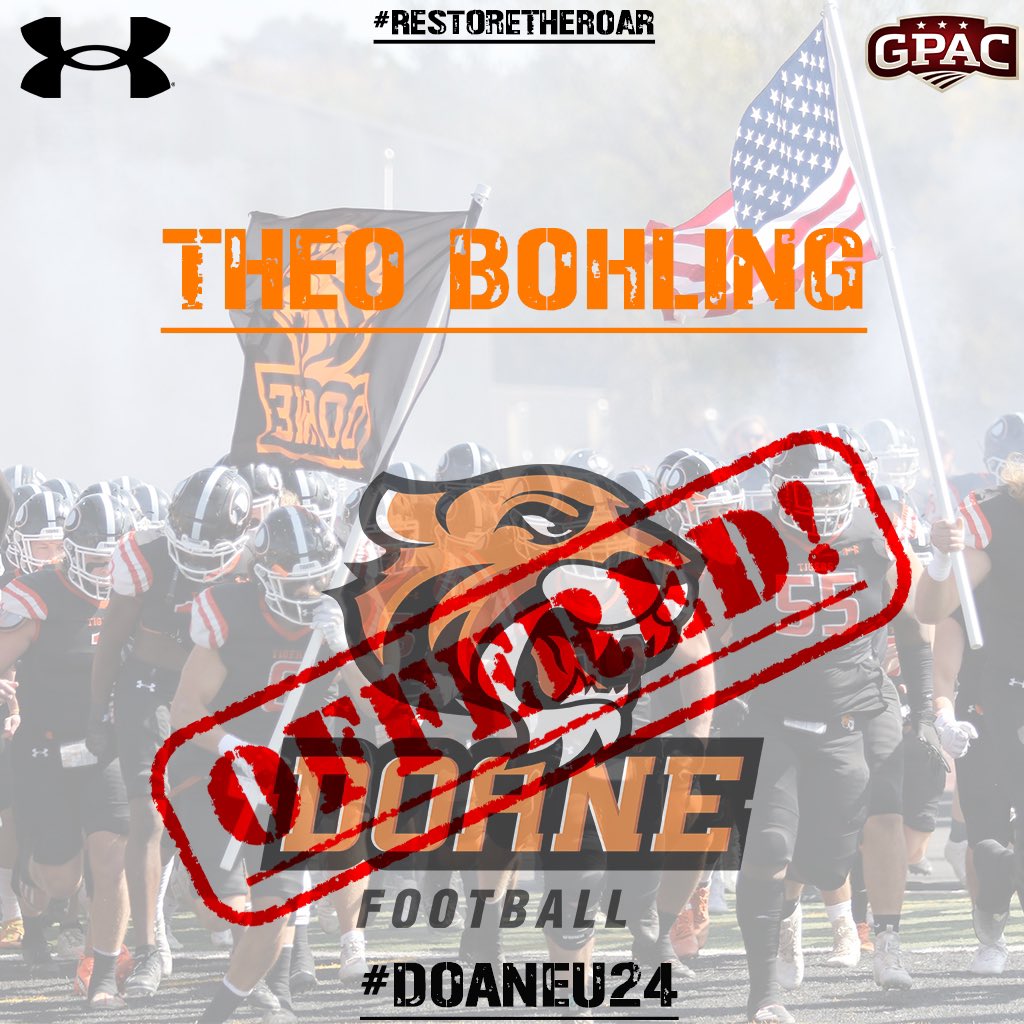 Blessed to receive an offer from <a href="/DoaneFootball/">DoaneFootball</a>