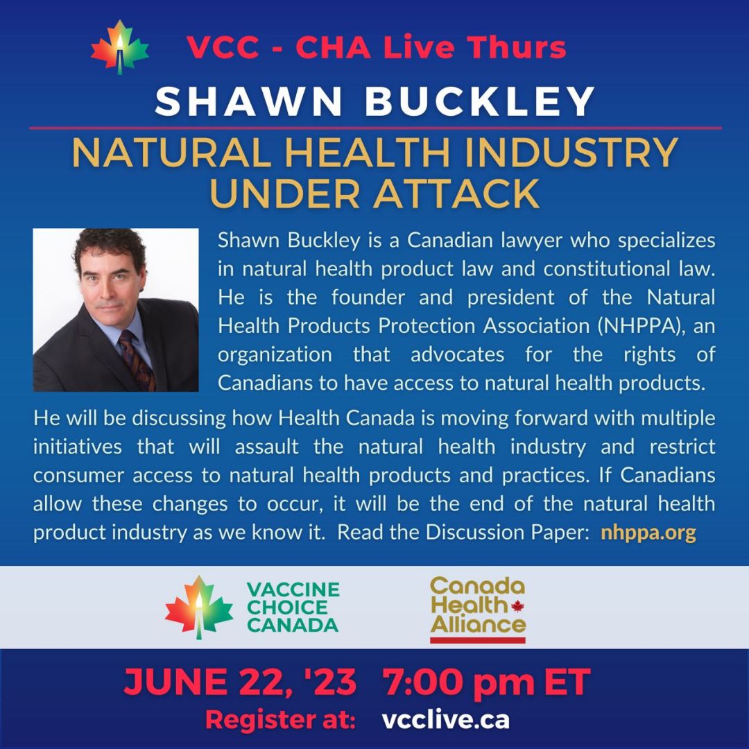 #nhppa #naturalhealth  #ohcanada Please RT And Share.   Natural Health Industry Under Attack