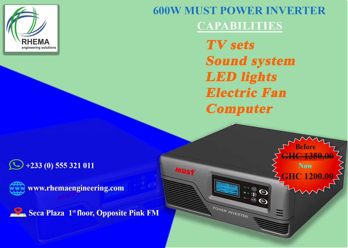 rhema_solutions's tweet photo. Better than a generator.. get yourself an inverter today and forget about dark mode in the house and in the office https://t.co/7O02k4MNV4